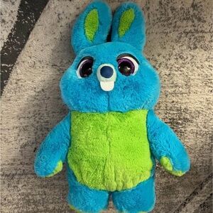 Blue and Green Plush Bunny Toy 17 inches